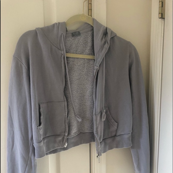 Brandy Melville Sweaters - BRANDY MELVILLE light purple zipup Great condition